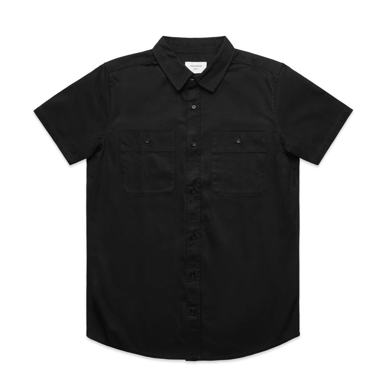 Work S/S Shirt BLACK front