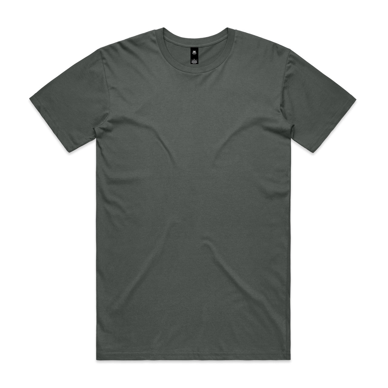 Staple Tee CHARCOAL front