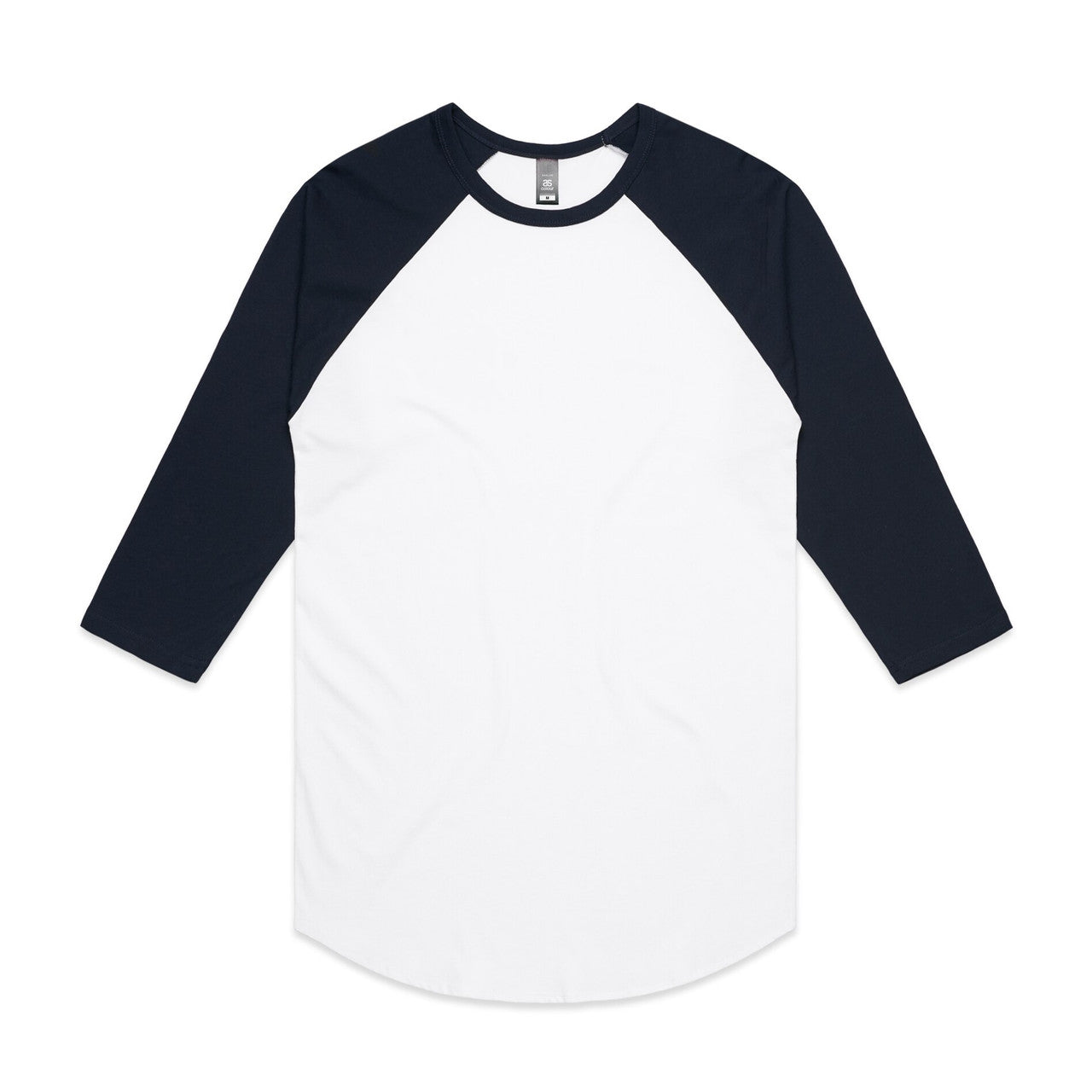 Raglan Tee WHITE/NAVY front