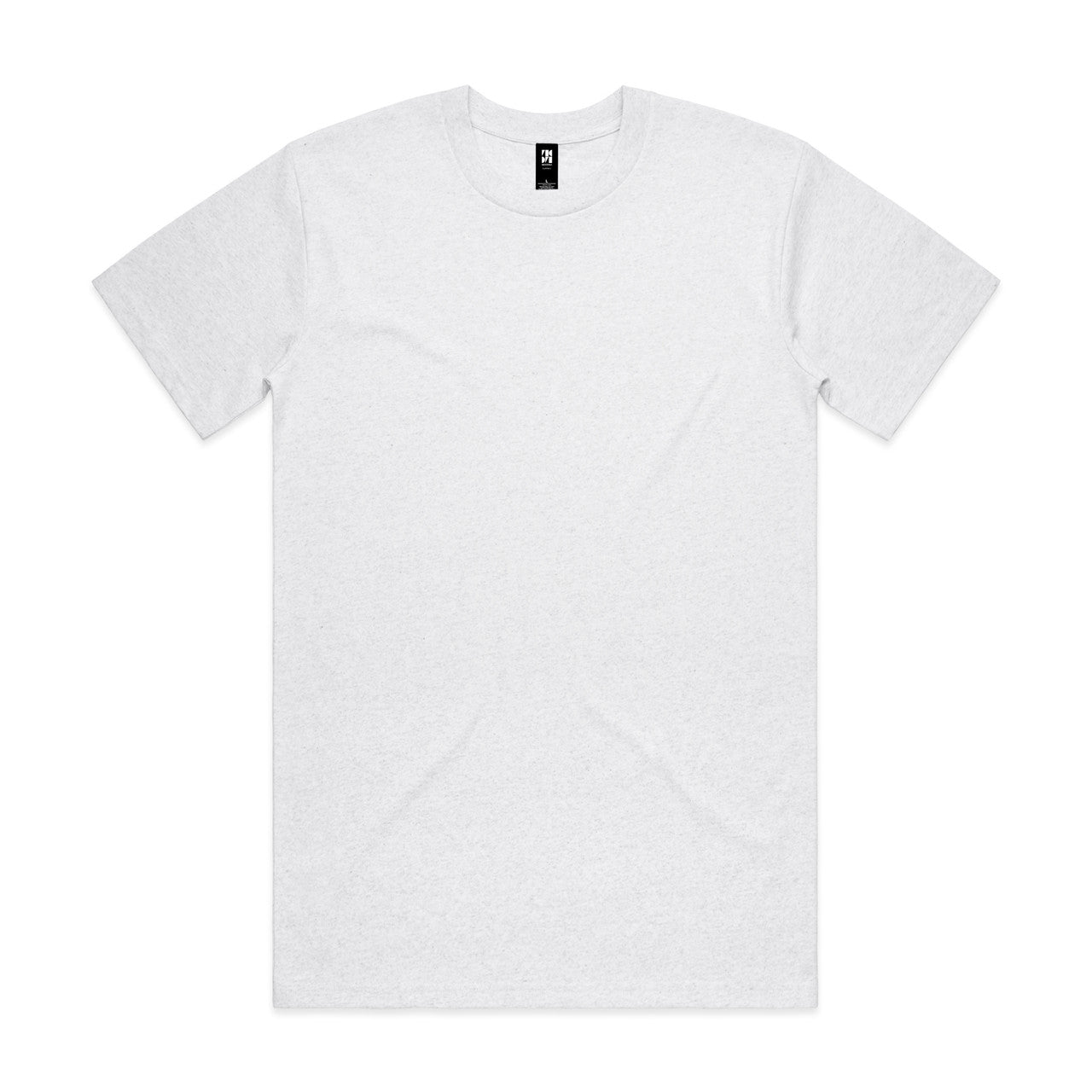 Classic Tee WHITE HEATHER front