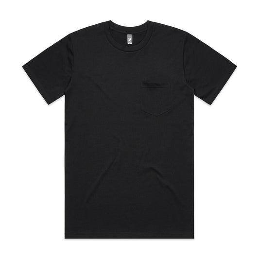 Classic Pocket Tee BLACK front
