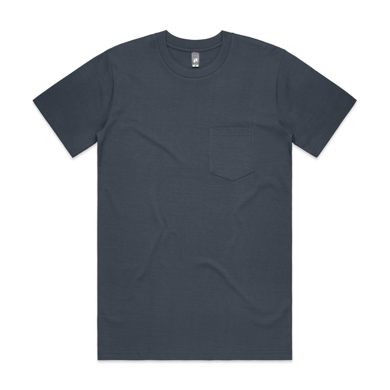 Classic Pocket Tee PETROL BLUE front