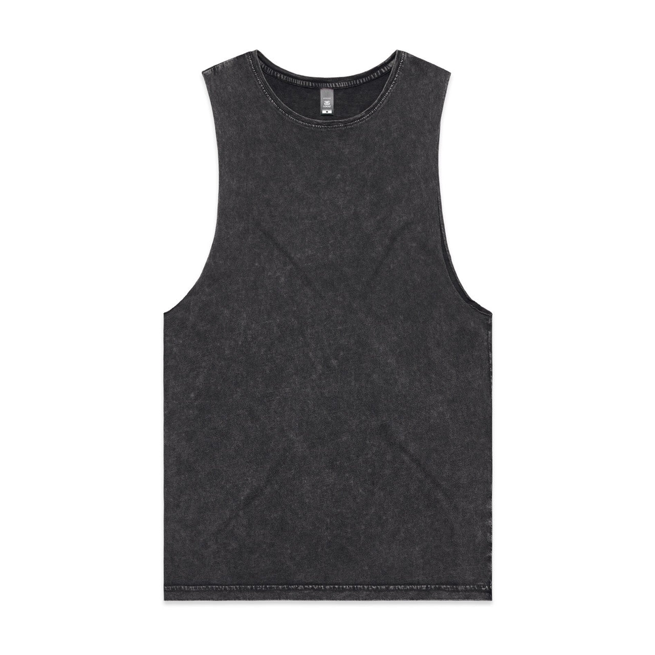 Stone Wash Barnard Tank BLACK STONE front