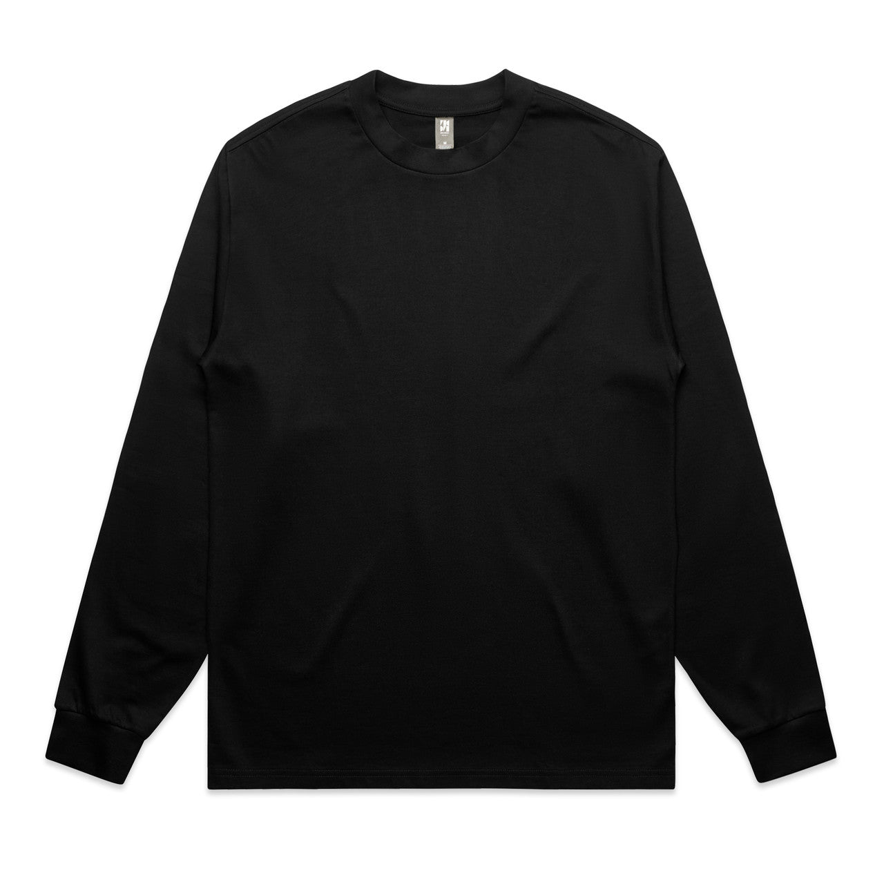 Heavy L/S Tee BLACK front