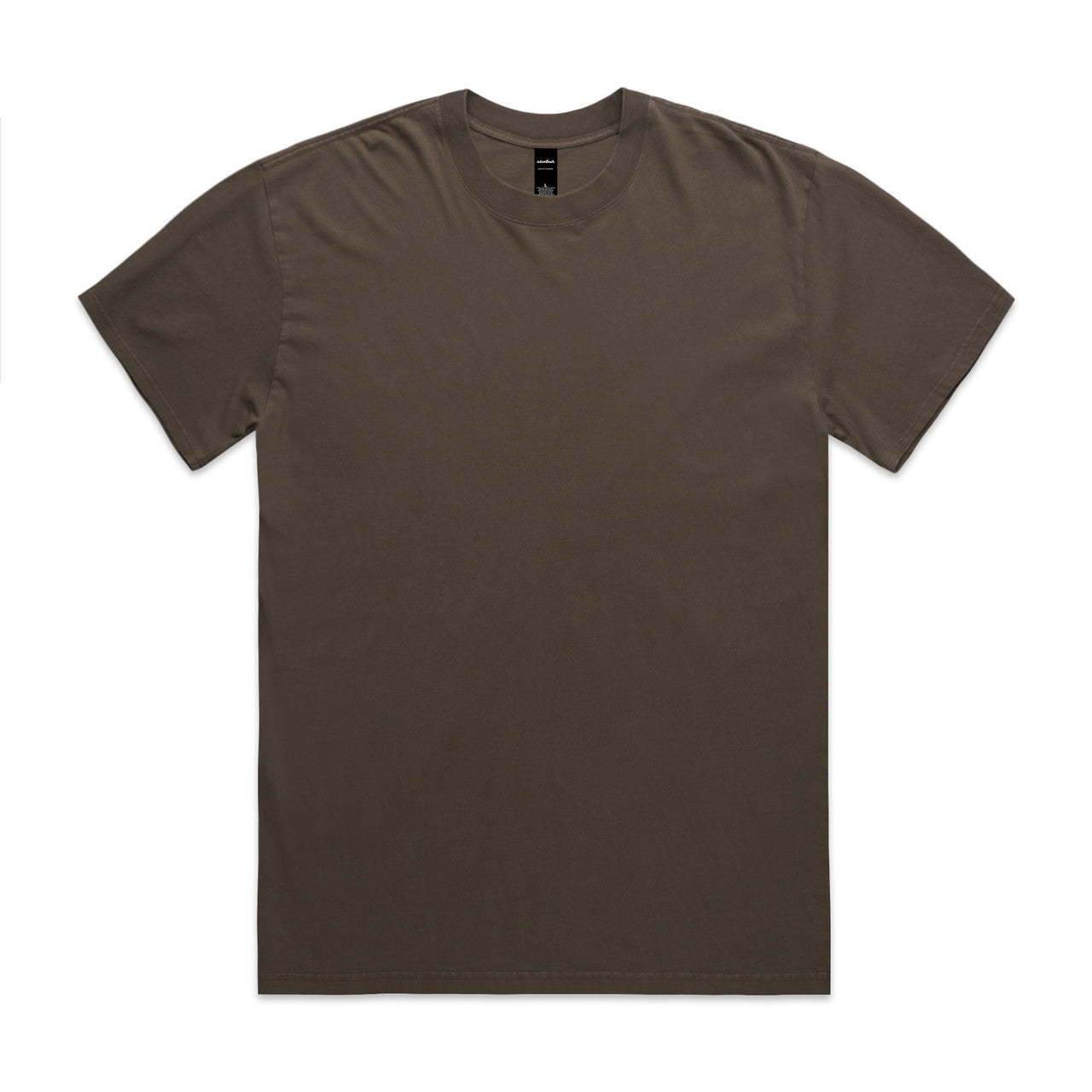 Heavy Faded Tee FADED BROWN front