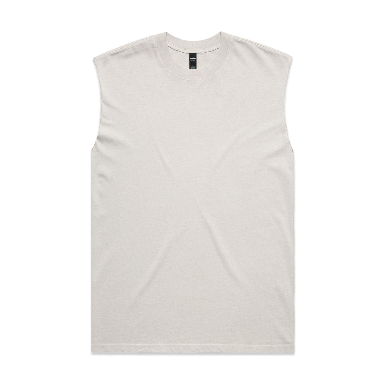Heavy Faded Tank FADED BONE front
