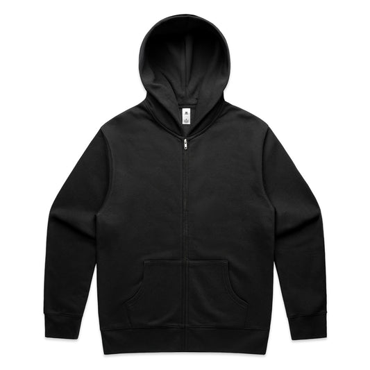 Relax Zip Hood BLACK front