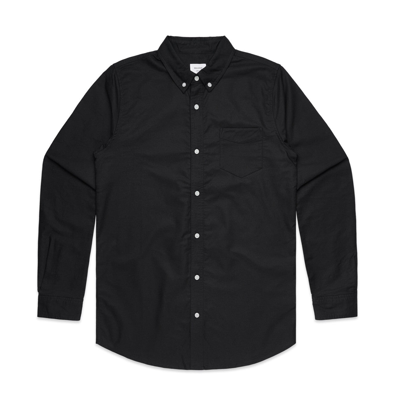 Oxford Shirt BLACK front