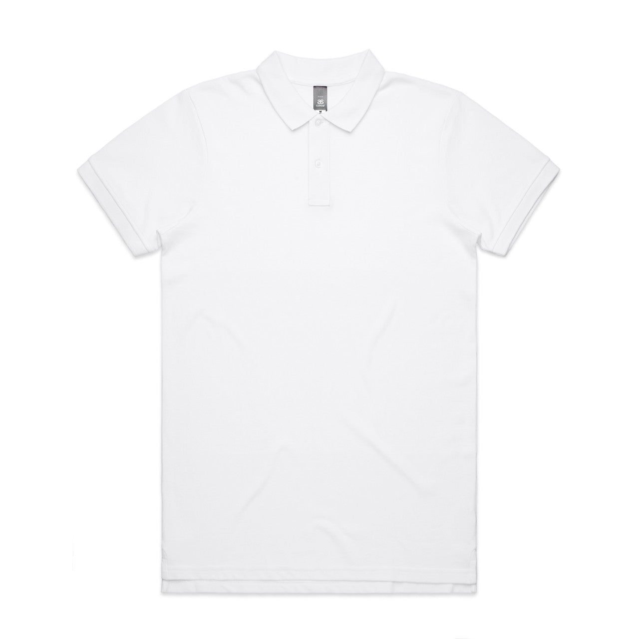 Pique Polo WHITE front