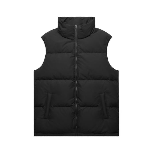 Puffer Vest BLACK front