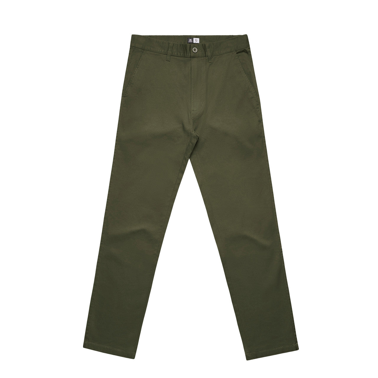 Straight Pants ARMY front