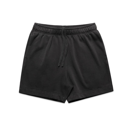Relax Faded Track Shorts 18" FADED BLACK front