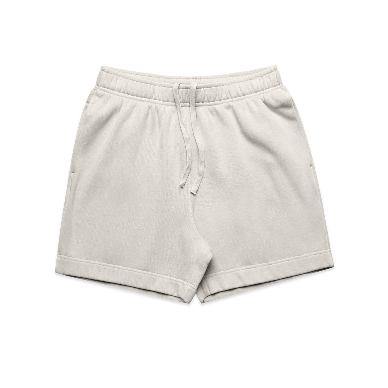 Relax Faded Track Shorts 18" FADED BONE front