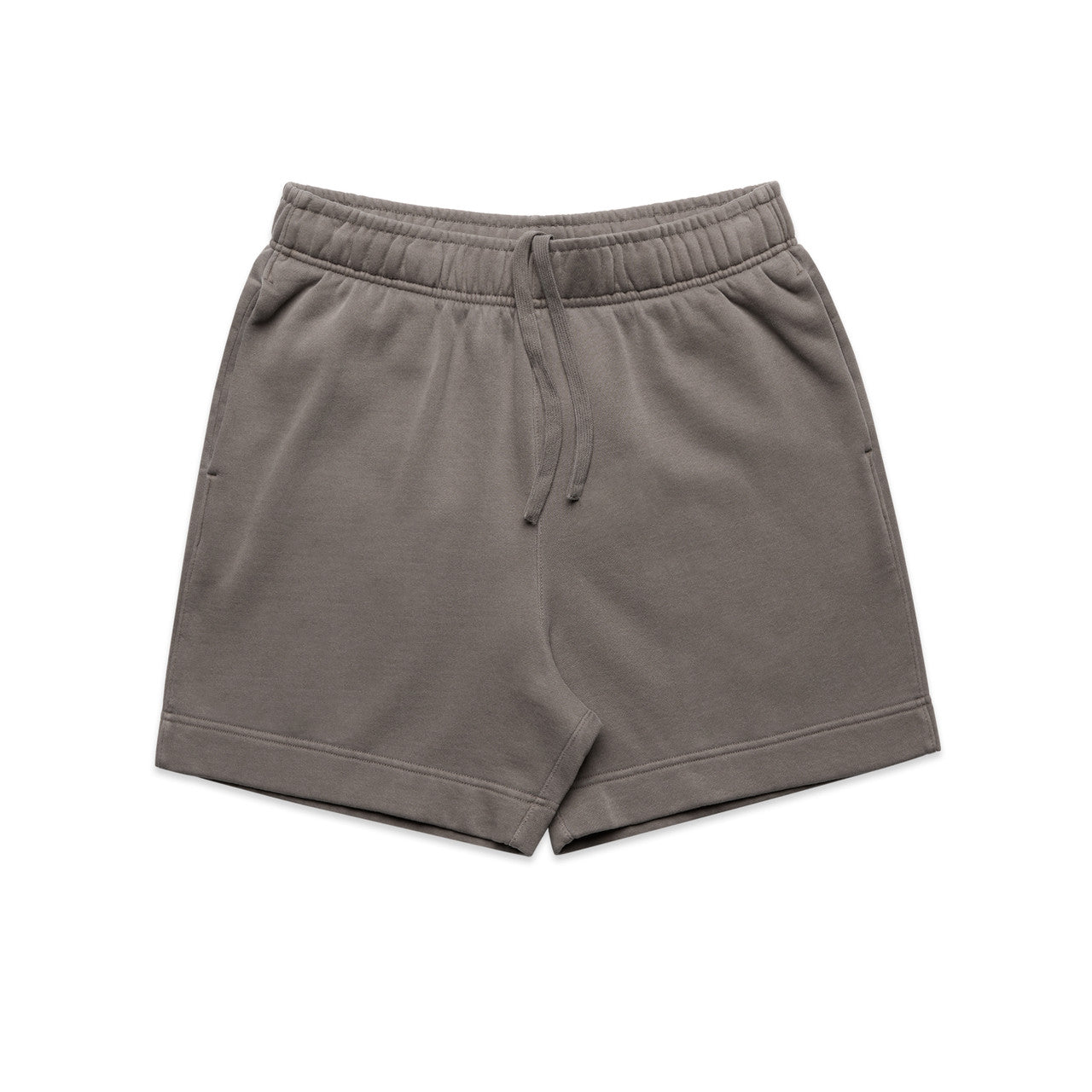 Relax Faded Track Shorts 18" FADED GREY front