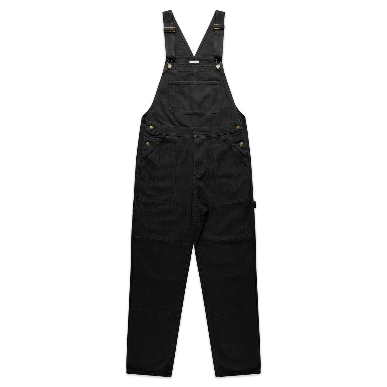 Canvas Overalls BLACK front